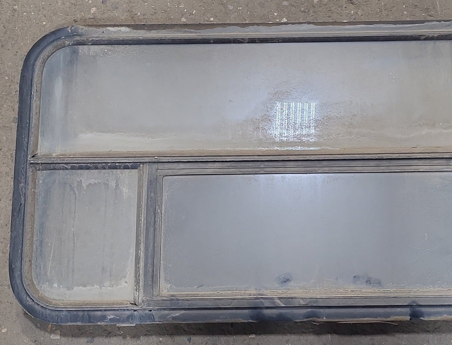 Used Black Radius Opening Window : 53 1/2" W x 21 1/2" H x 1 7/8" D