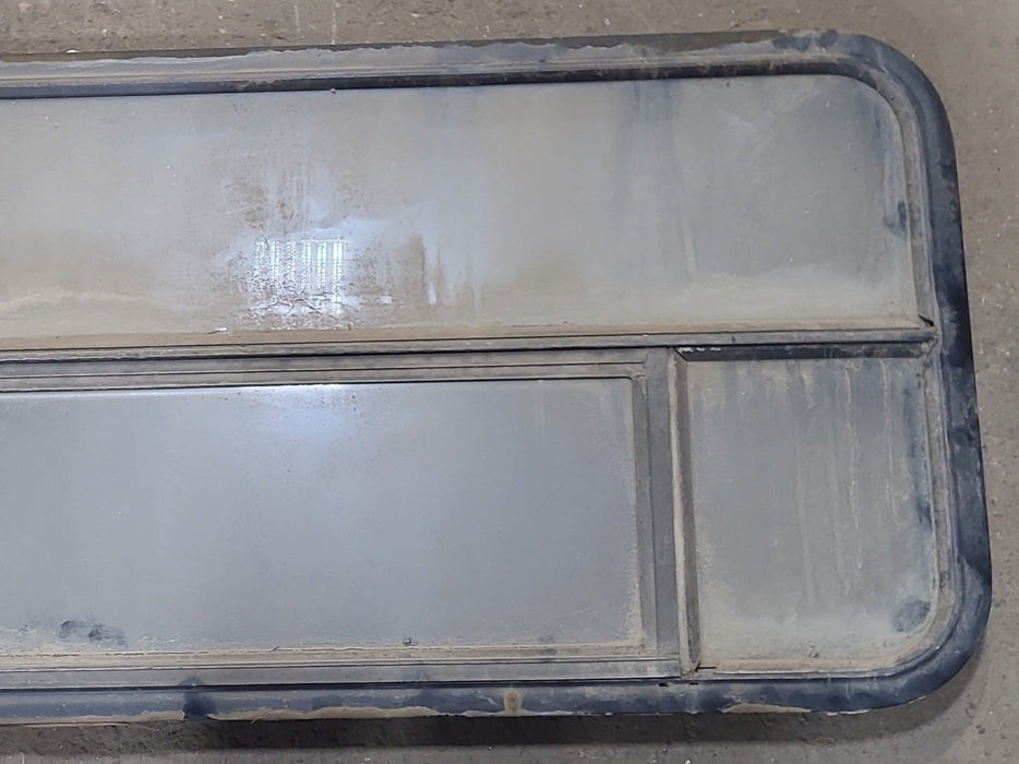 Used Black Radius Opening Window : 53 1/2" W x 21 1/2" H x 1 7/8" D