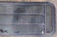 Used Black Radius Opening Window : 53 1/2" W x 21 3/4" H x 1 7/8" D - Young Farts RV Parts