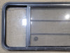 Used Black Radius Opening Window : 53 1/4" W x 22 1/4" H x 1 7/8" - Young Farts RV Parts