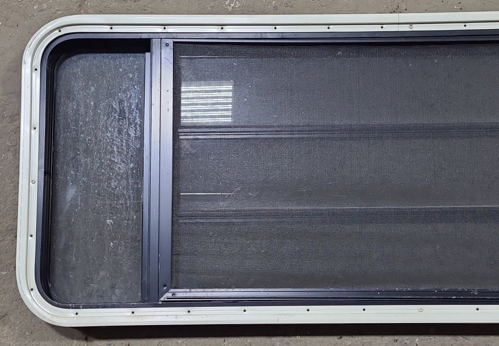 Used Black Radius Opening Window : 53" W x 21" H x 1 3/4" D