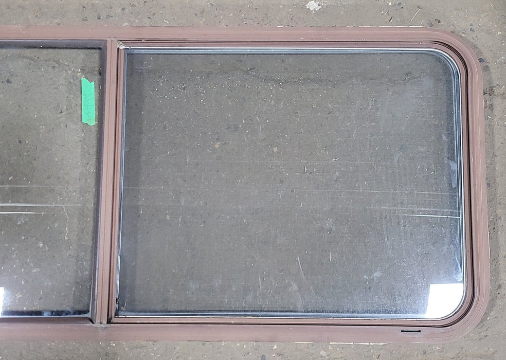 Used Black Radius Opening Window : 54 1/4" W X 21 3/4" H X 1 3/4" D
