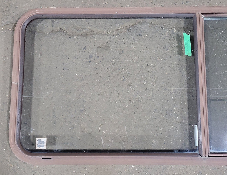 Used Black Radius Opening Window : 54 1/4" W X 21 3/4" H X 1 3/4" D
