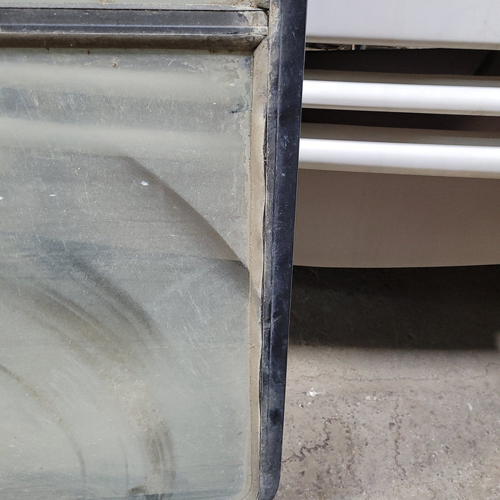 Used Black Radius Opening Window : 54 3/4" X 22" X  2" D