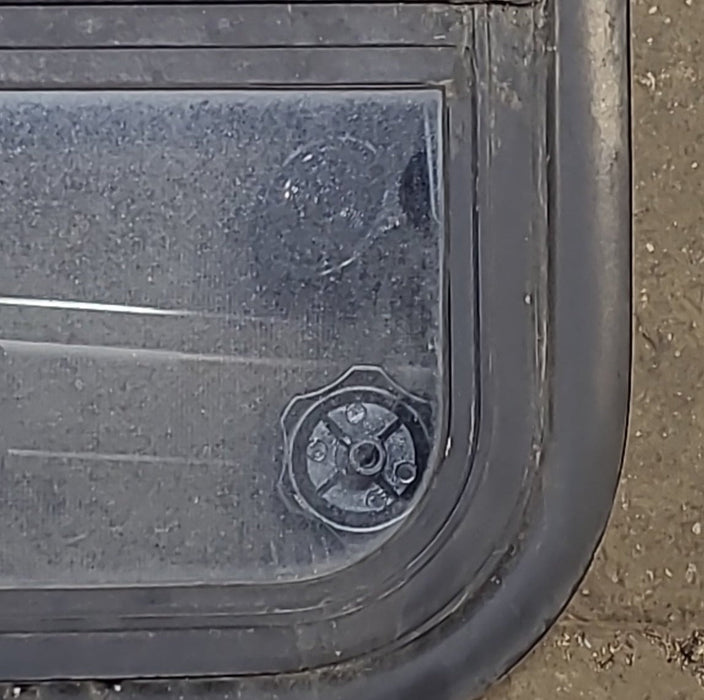 Used Black Radius Opening Window : 59 1/4" W x 14 1/2" H x 1 7/8" D