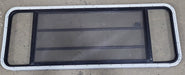 Used Black Radius Opening Window : 59 3/8" W x 21 3/8" H x 1 3/4" D - Young Farts RV Parts
