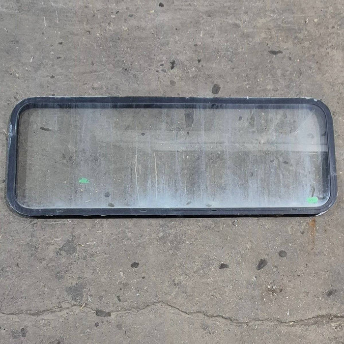 Used Black Radius Non Opening Window - 59.5 X 21.5 X 1.375