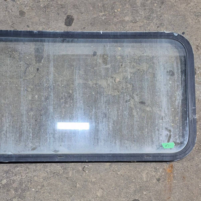 Used Black Radius Non Opening Window - 59.5 X 21.5 X 1.375