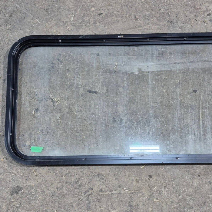 Used Black Radius Non Opening Window - 59.5 X 21.5 X 1.375