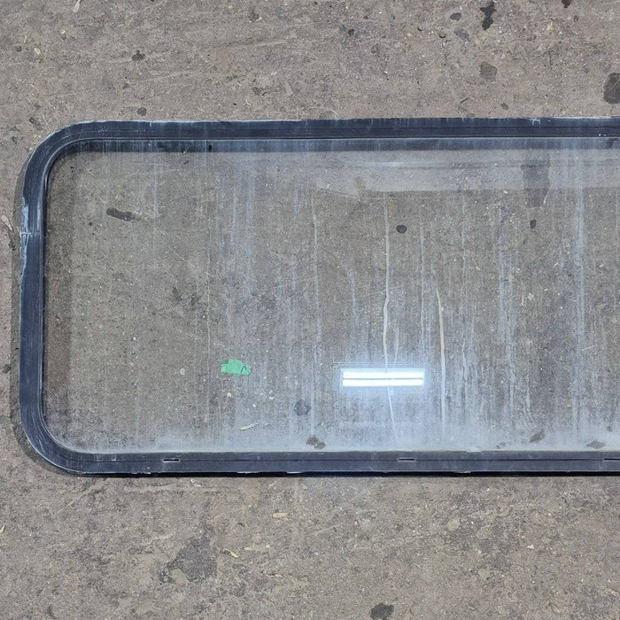 Used Black Radius Non Opening Window - 59.5 X 21.5 X 1.375