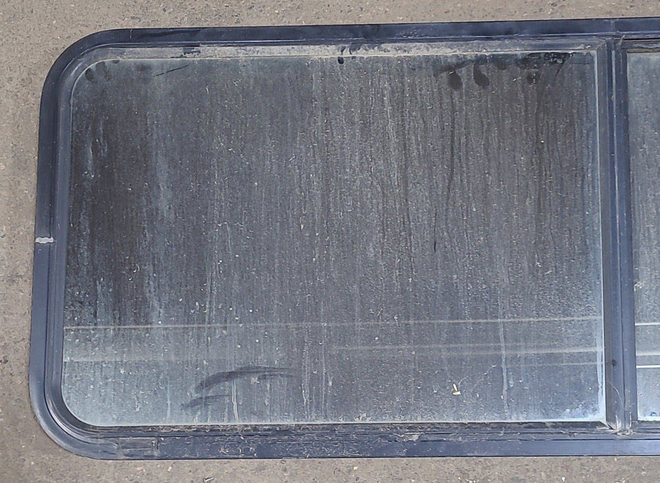 Used Black Radius Opening Window : 60 1/2" W x 21 3/4" H x 2" D