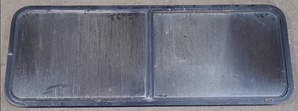 Used Black Radius Opening Window : 60 1/2" W x 21 3/4" H x 2" D