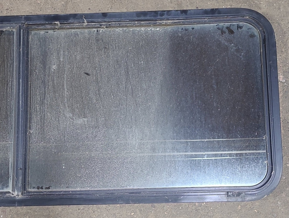 Used Black Radius Opening Window : 60 1/2" W x 21 3/4" H x 2" D