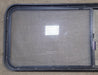 Used Black Radius Opening Window : 60 1/4" W x 21 3/4" H x 1 3/4" D - Young Farts RV Parts