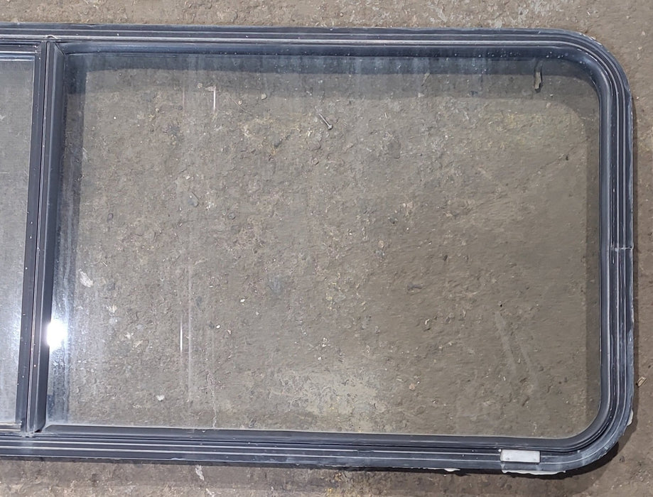 Used Black Radius Opening Window : 60 1/4" W x 21 3/4" H x 1 3/4" D