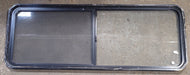 Used Black Radius Opening Window : 60 1/4" W x 21 3/4" H x 1 3/4" D - Young Farts RV Parts