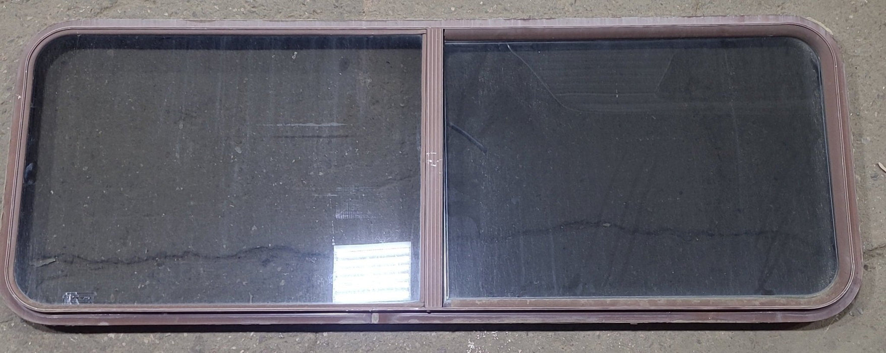 Used Black Radius Opening Window : 60 1/4" W x 21 3/4" H x 1 3/8" D