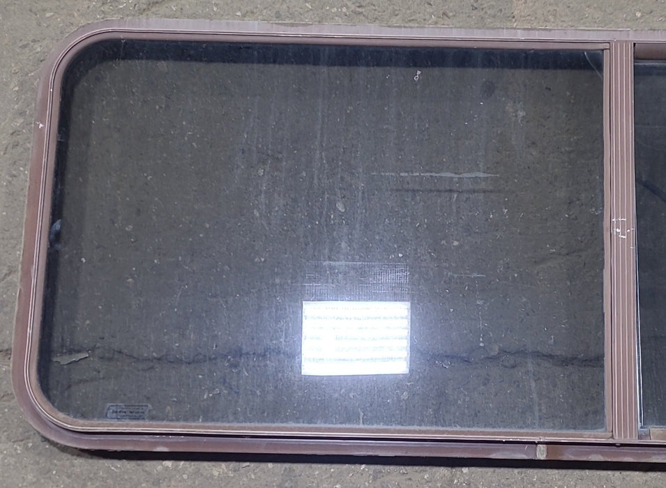 Used Black Radius Opening Window : 60 1/4" W x 21 3/4" H x 1 3/8" D