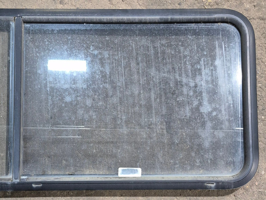 Used Black Radius Opening Window : 60 1/4" W x 21 3/4" H x 1 5/8" D