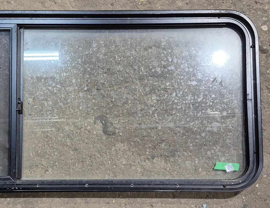 Used Black Radius Opening Window : 60 1/4" W x 21 3/4" H x 1 5/8" D