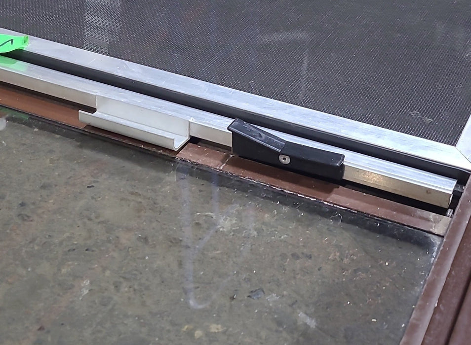 Used Black Radius Opening Window : 60 3/4" W x 21 3/4" H x 1 3/8" D