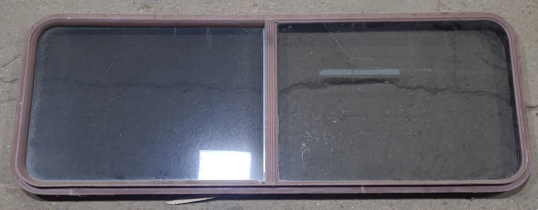 Used Black Radius Opening Window : 60 3/4" W x 21 3/4" H x 1 3/8" D