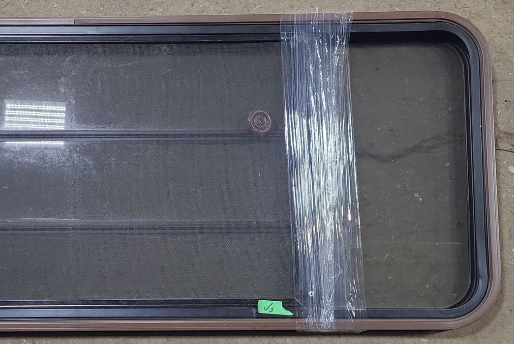 Used Black Radius Opening Window : 60 3/4" W x 23" H x 1 3/8" D