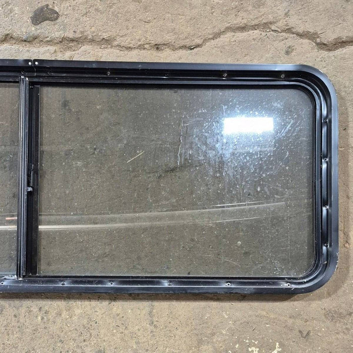 Used Black Radius Opening Window - 60 X 23 1/2 X 2