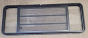 Used Black Radius Opening Window : 61 3/4" W x 23 3/4" H x 1 3/4" D - Young Farts RV Parts