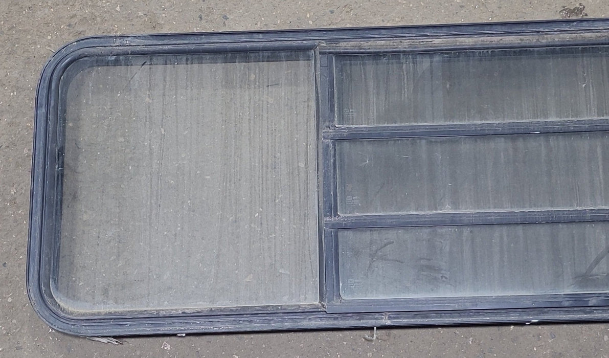 Used Black Radius Opening Window : 71 1/2" W x 21 3/4" H x 1 3/4" D