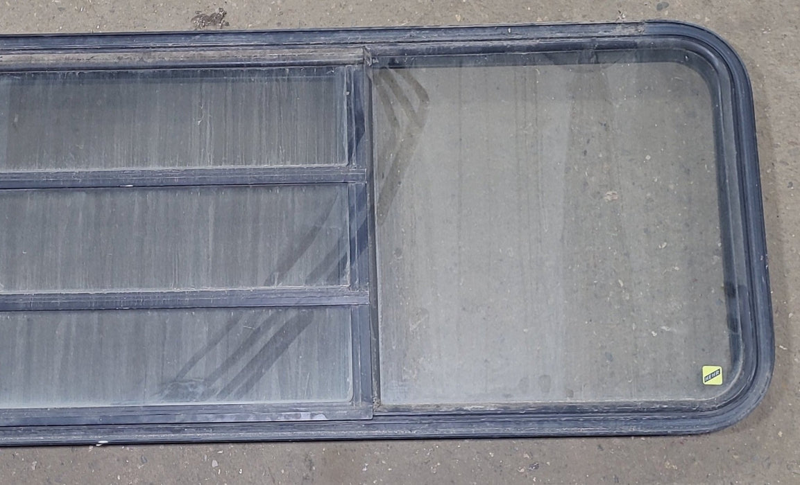 Used Black Radius Opening Window : 71 1/2" W x 21 3/4" H x 1 3/4" D