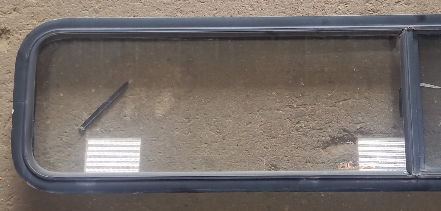 Used Black Radius Opening Window : 71 1/4" W x 14 1/2" H x 1" D