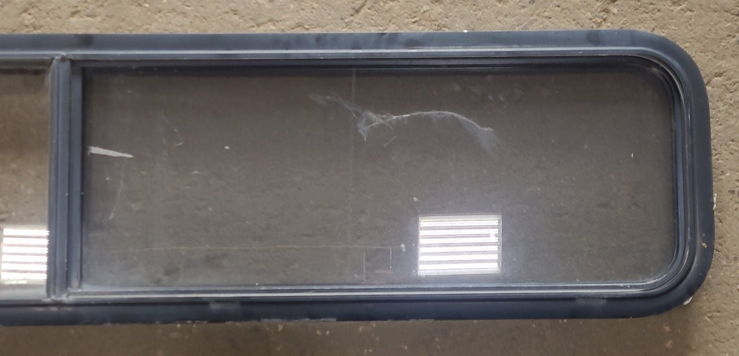 Used Black Radius Opening Window : 71 1/4" W x 14 1/2" H x 1" D