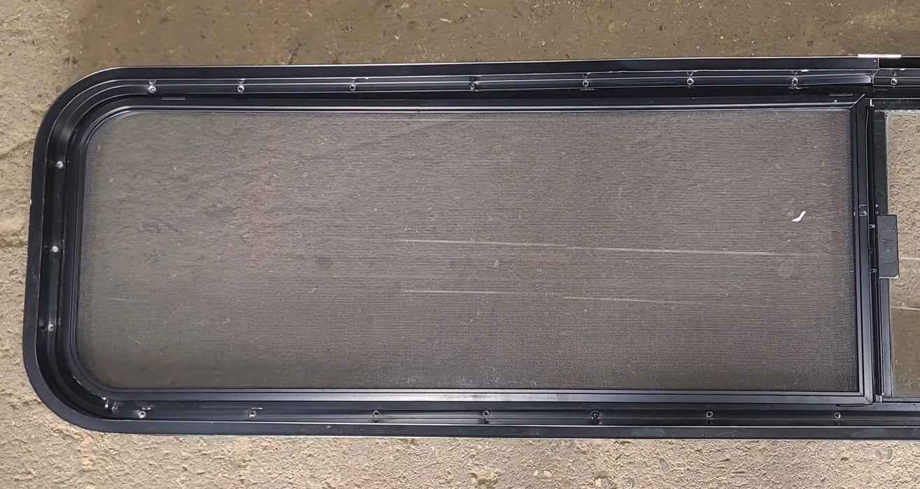 Used Black Radius Opening Window : 71 1/4" W x 14 1/2" H x 1" D