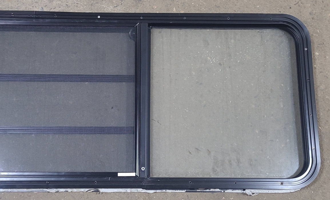 Used Black Radius Opening Window : 71 1/4" W x 21 1/2" H x 1 1/2" D