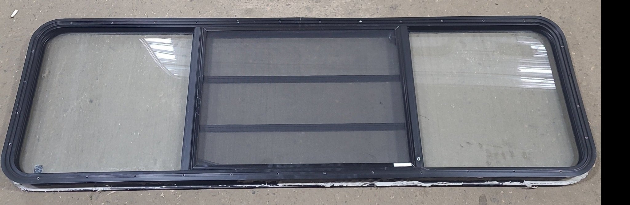 Used Black Radius Opening Window : 71 1/4" W x 21 1/2" H x 1 1/2" D