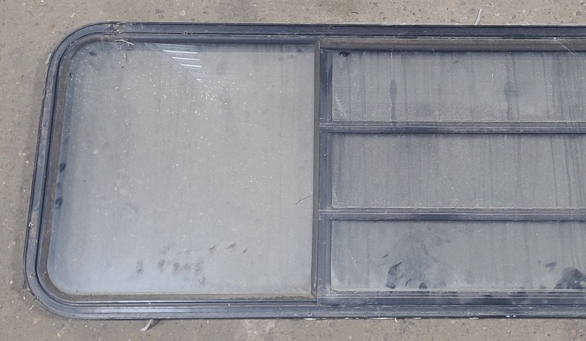 Used Black Radius Opening Window : 71 1/4" W x 21 1/2" H x 1 1/2" D