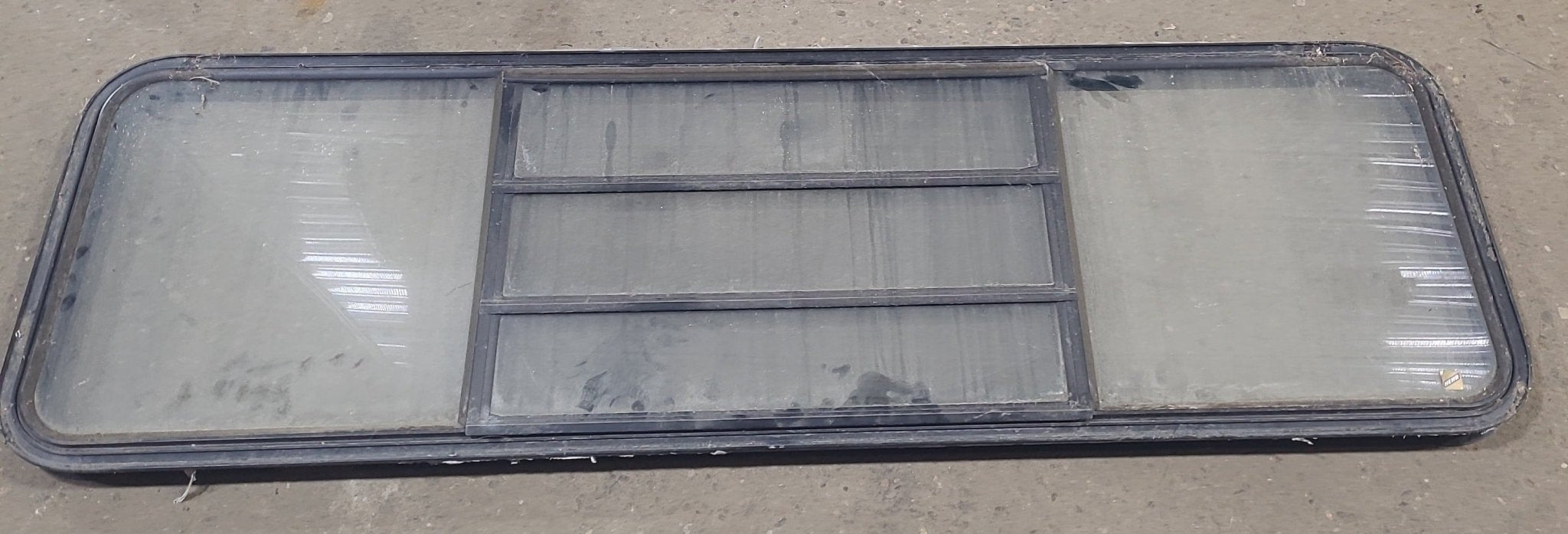 Used Black Radius Opening Window : 71 1/4" W x 21 1/2" H x 1 1/2" D