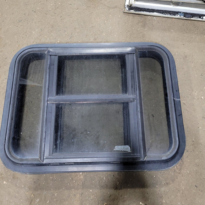 Used Black Radius Opening Window : 23 1/2" X 17 3/4" X 2" D