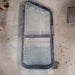 Used Black Slanted Radius Opening Window : 42 X 17 1/2 X 2" D - Young Farts RV Parts