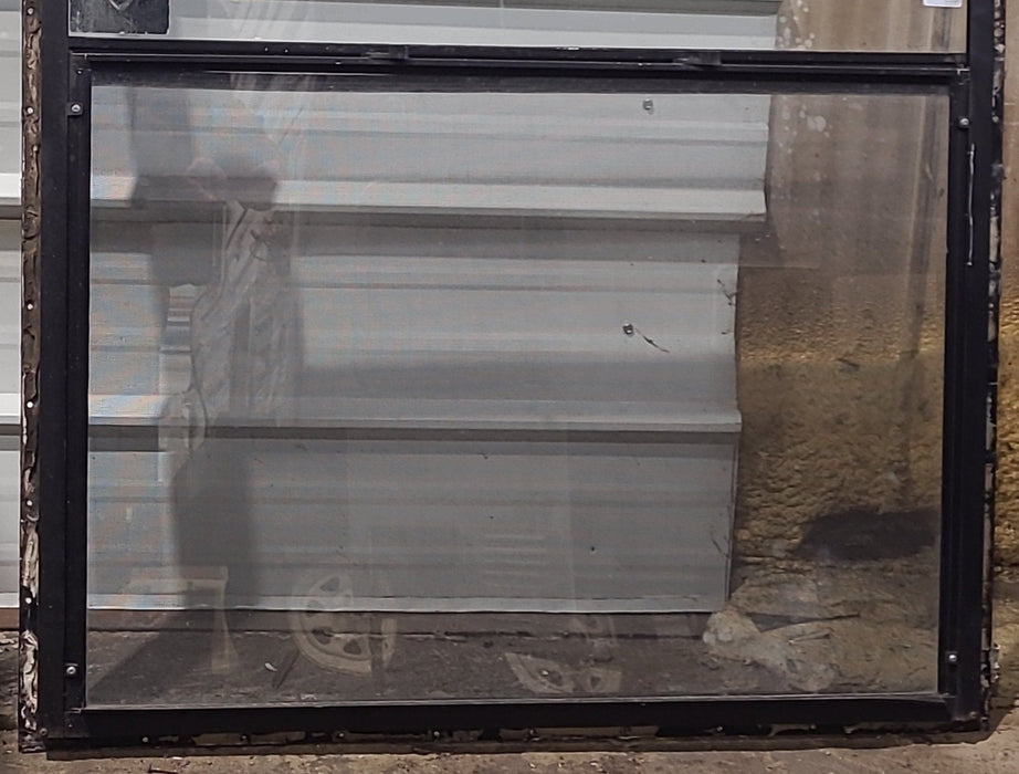 Used Black Square Opening Window: 35 1/4" W x 48 3/4" H x 1" D
