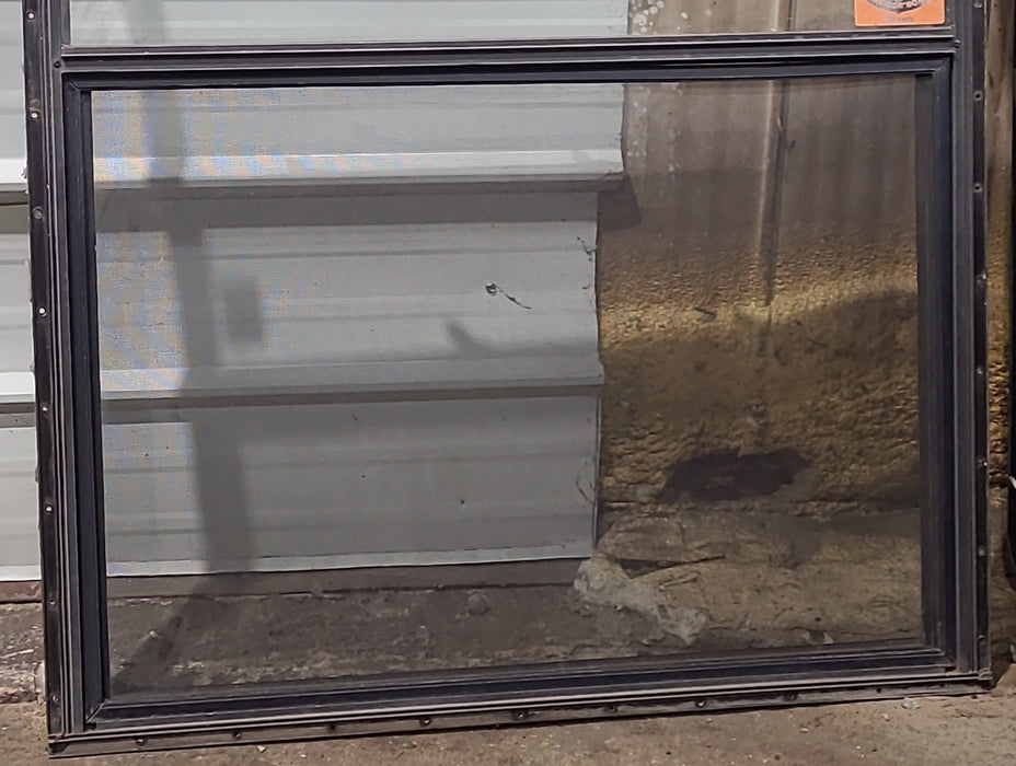 Used Black Square Opening Window: 35 1/4" W x 48 3/4" H x 1" D