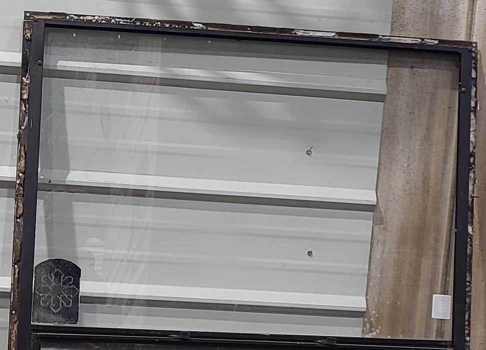 Used Black Square Opening Window: 35 1/4" W x 48 3/4" H x 1" D