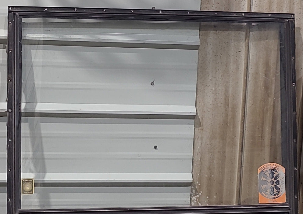 Used Black Square Opening Window: 35 1/4" W x 48 3/4" H x 1" D
