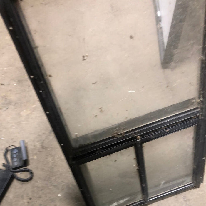 Used Black Square Opening Window :35 3/4" X 18" X 1 5/8" D - Young Farts RV Parts