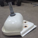 Used Bone Bathroom Corner Sink 13 3/4" X 14 1/2" X 6" D - Young Farts RV Parts