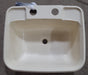 Used Bone Bathroom Sink 14 3/4" x 12 1/4" x 5 1/2" D - Young Farts RV Parts