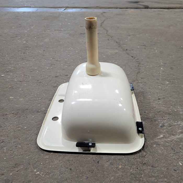 Used Bathroom Sink, Bone - 14 3/4" X 12 1/4" X 6" D