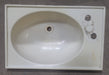 Used Bone Bathroom Sink 20 3/8" X 13 1/8" X 6 1/2" D - Young Farts RV Parts