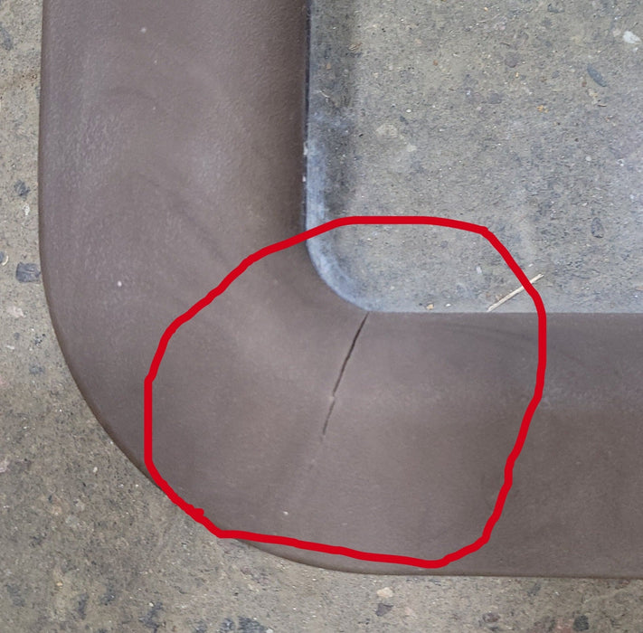Used Brown Entry door window : 24 3/4" x 15 3/4"